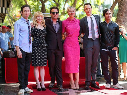The actors of the series The Big Bang Theory - the main characters of the cult comedy show