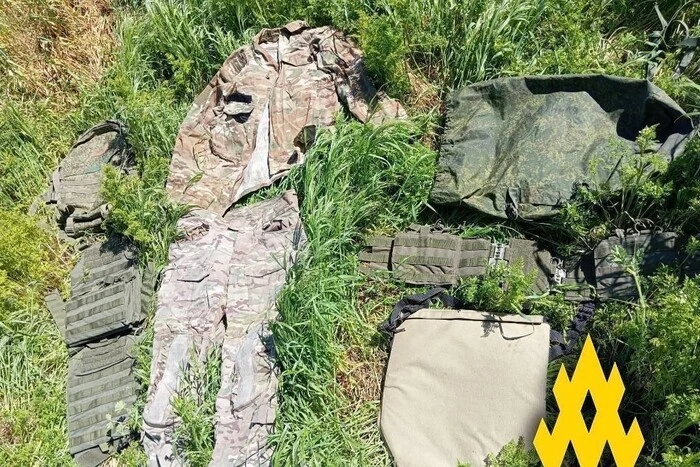 A group of Russian soldiers near Kherson
