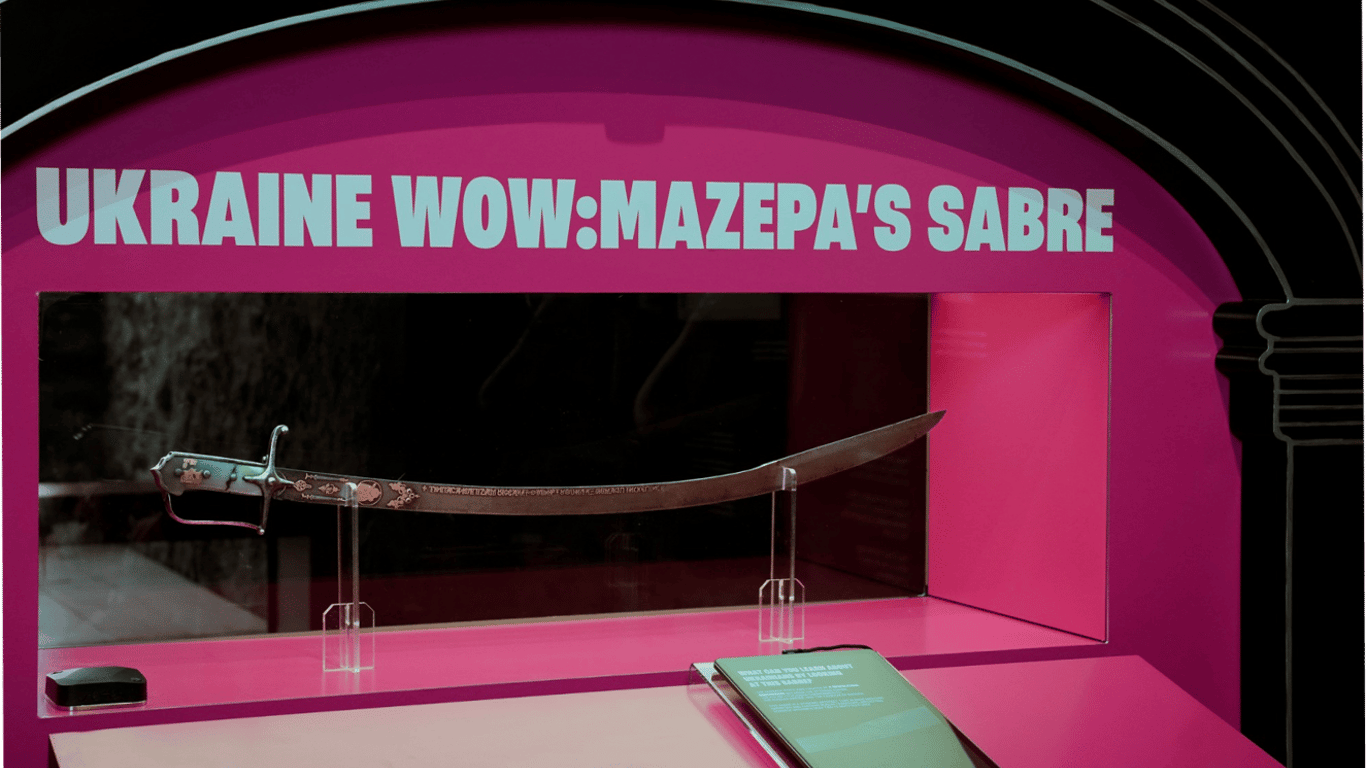 Po raz pierwszy w historii – szabla Mazepy zaprezentowana w muzeum w Londynie